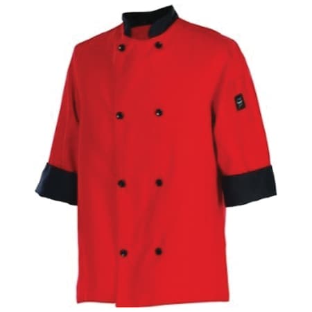 Chef Revival Chef 24/7 Fresh 3/4 Sleeve jacket - Tomato - XL J134TM-XL